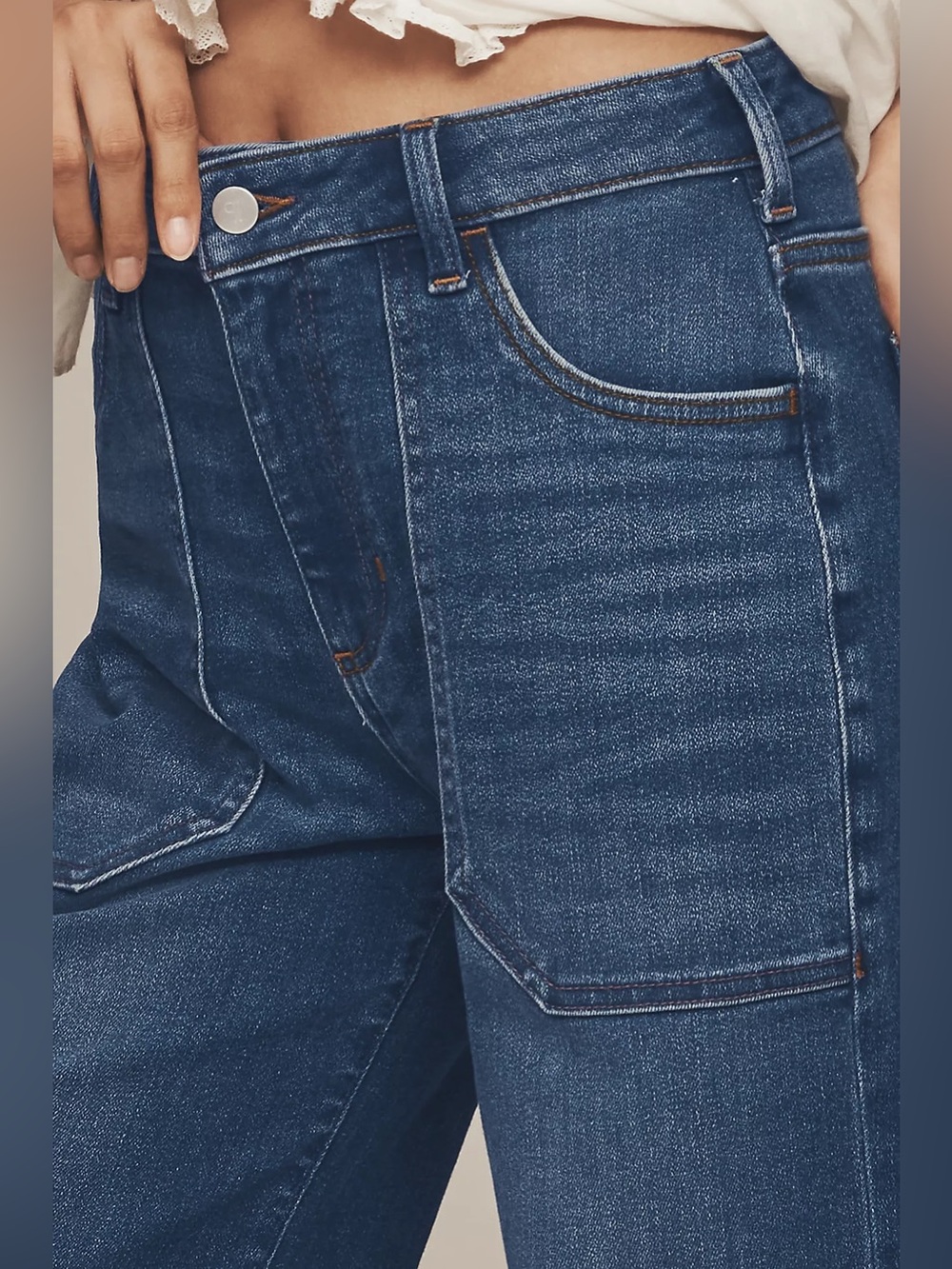 NEW Pilcro Rylan High Rise Flare Wide Leg Jeans ~ Size 29 - Picture 4 of 11